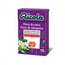 RICOLA CARAMELOS FLOR DE SAUCO SIN AZUCAR 50G