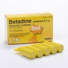 BETADINE UNIDOSIS 0.5G 10 UNIDADES