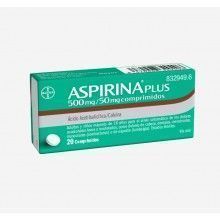 ASPIRINA PLUS 500MG/50MG 20 COMPRIMIDOS