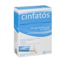 CINFATOS 15MG SOLUCIÓN ORAL 18 SOBRES