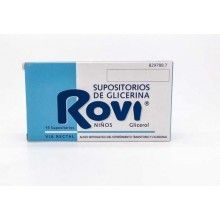 SUPOSITORIOS DE GLICERINA ROVI NIÑOS 12 UNIDADES