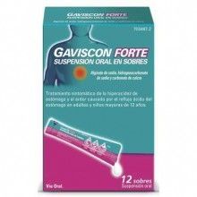 GAVISCON FORTE 12 SOBRES SUSPENSIÓN ORAL 10ML