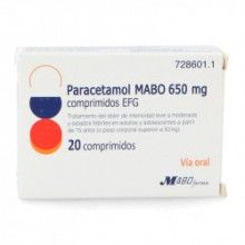 PARACETAMOL MABO 650MG 20 COMPRIMIDOS