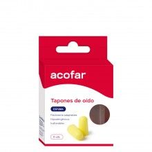 ACOFAR TAPONES OÍDO ESPUMA 3 PARES
