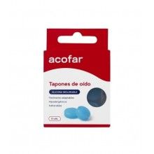 ACOFAR TAPONES OÍDO SILICONA MOLDEABLE 3 PARES
